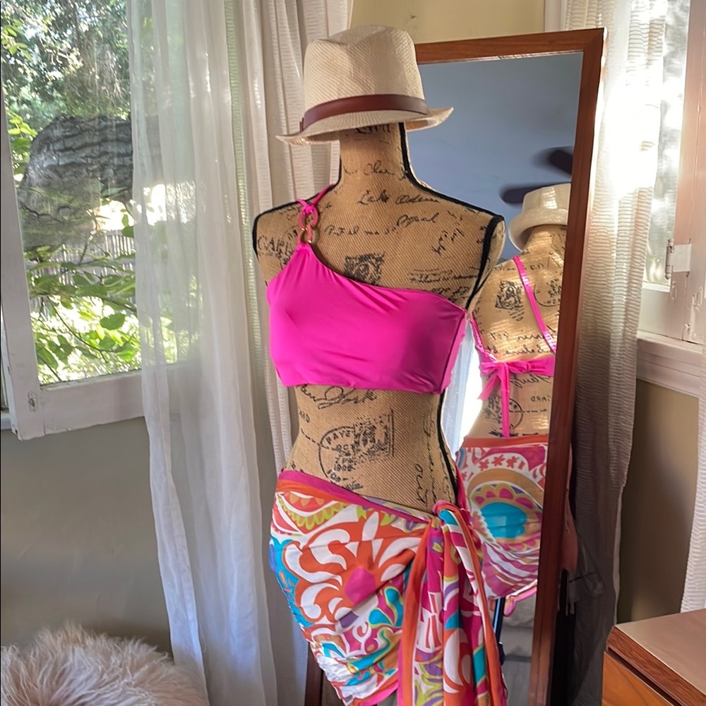 Trina Turk Pink bikini top